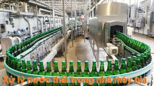 xử lý nước thải trong nhà máy bia